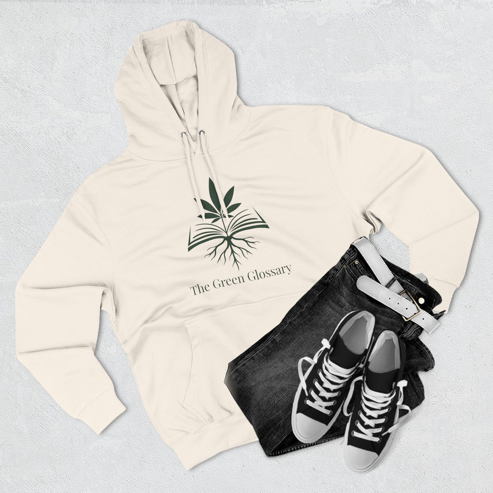 The Green Glossary Logo Hoodie - Image 3